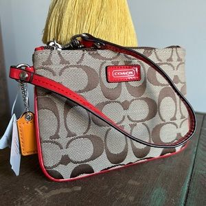 NWT Small Coach Wristlet